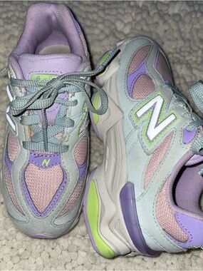 New Balance Kids' 13 Pastel Lavender, blue, Pink & Mint Sneakers
